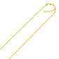 10k Yellow Gold Adjustable Sparkle Chain (1.20 mm)