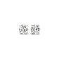 1 1/2 cttw Certified IGI Lab Grown Round Diamond Stud Earrings 14k White Gold (G/VS2)