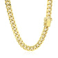 14k Yellow Gold Semi Solid Miami Cuban Chain (7.20 mm)