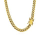 14k Yellow Gold Classic Miami Cuban Solid Chain (4.90 mm)