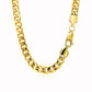 14k Yellow Gold Miami Cuban Semi Solid Chain (5.50 mm)