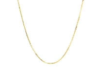 10k Yellow Gold Cable Chain 1.1mm